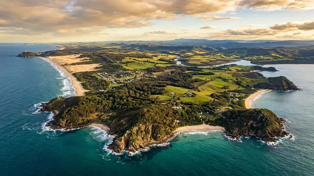 Scenic views of the region surrounding Anna Bay