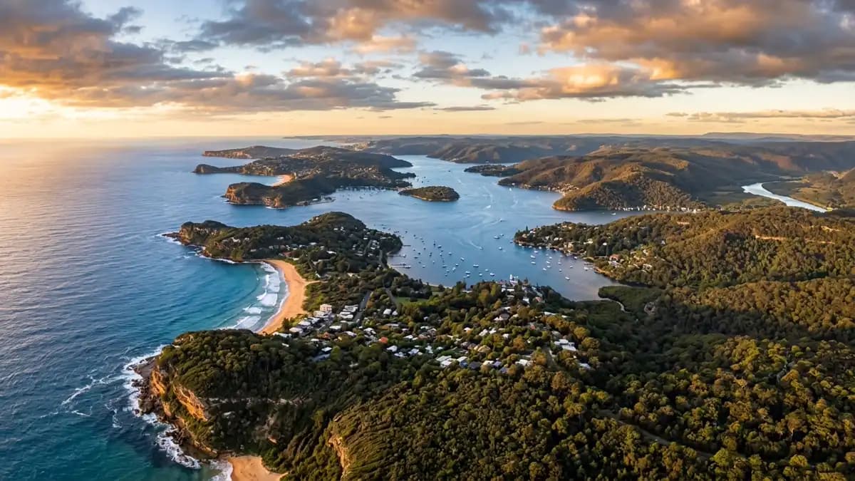 Scenic views of the region surrounding Avalon