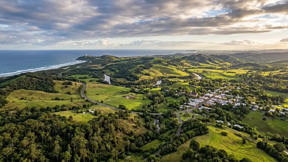 Scenic views of the region surrounding Bangalow