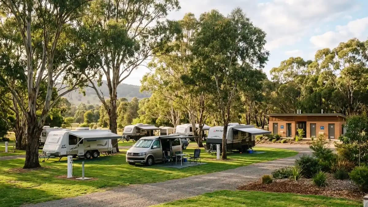 Camping and caravan parks near Beechworth