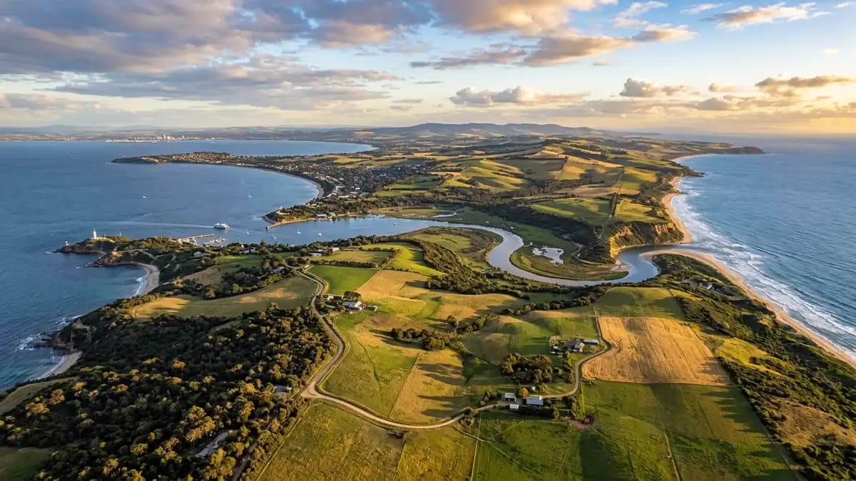 Scenic views of the region surrounding Bellarine