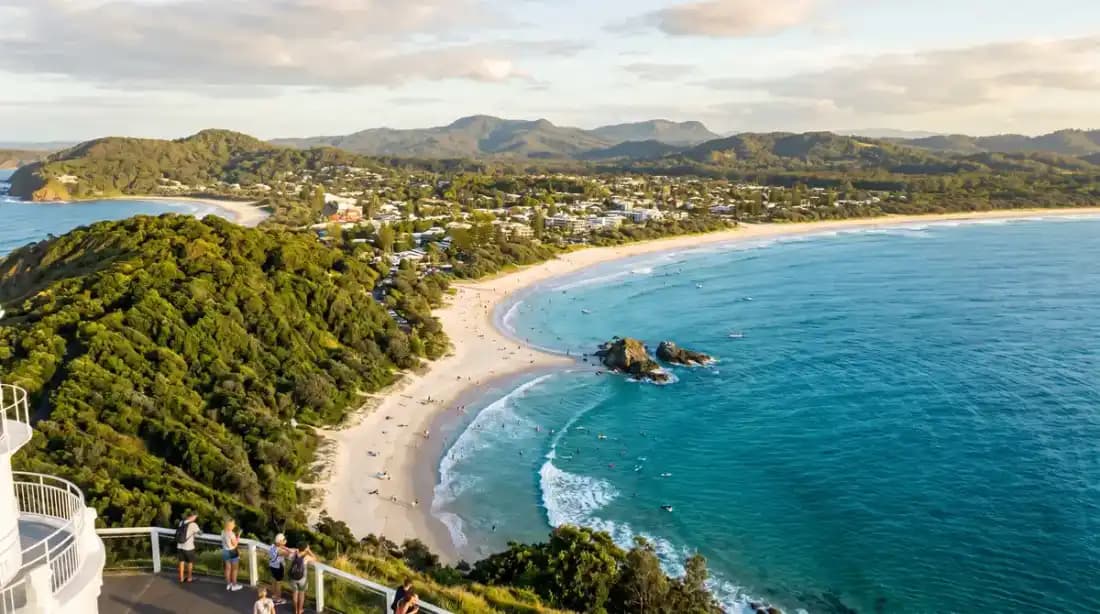 Byron Bay from Cape Byron Lighthouse