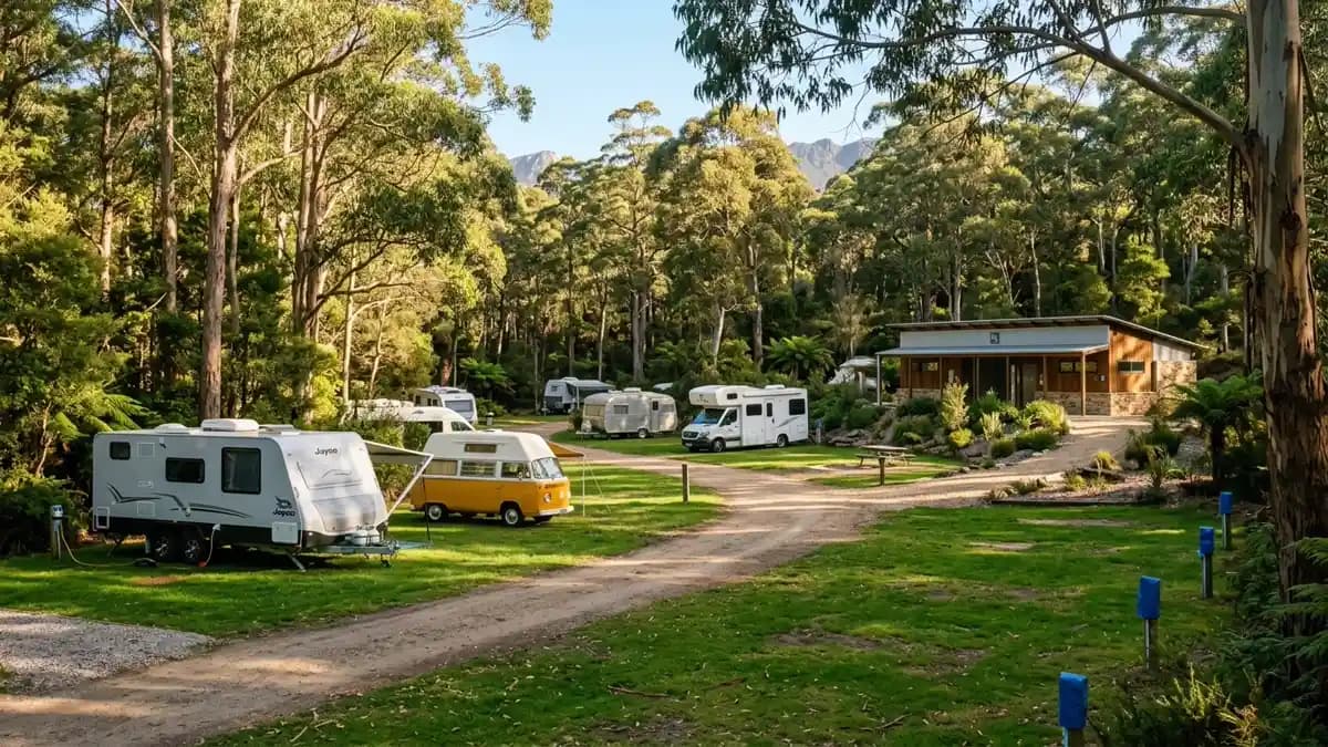 Camping and caravan parks near Cradle Mountain