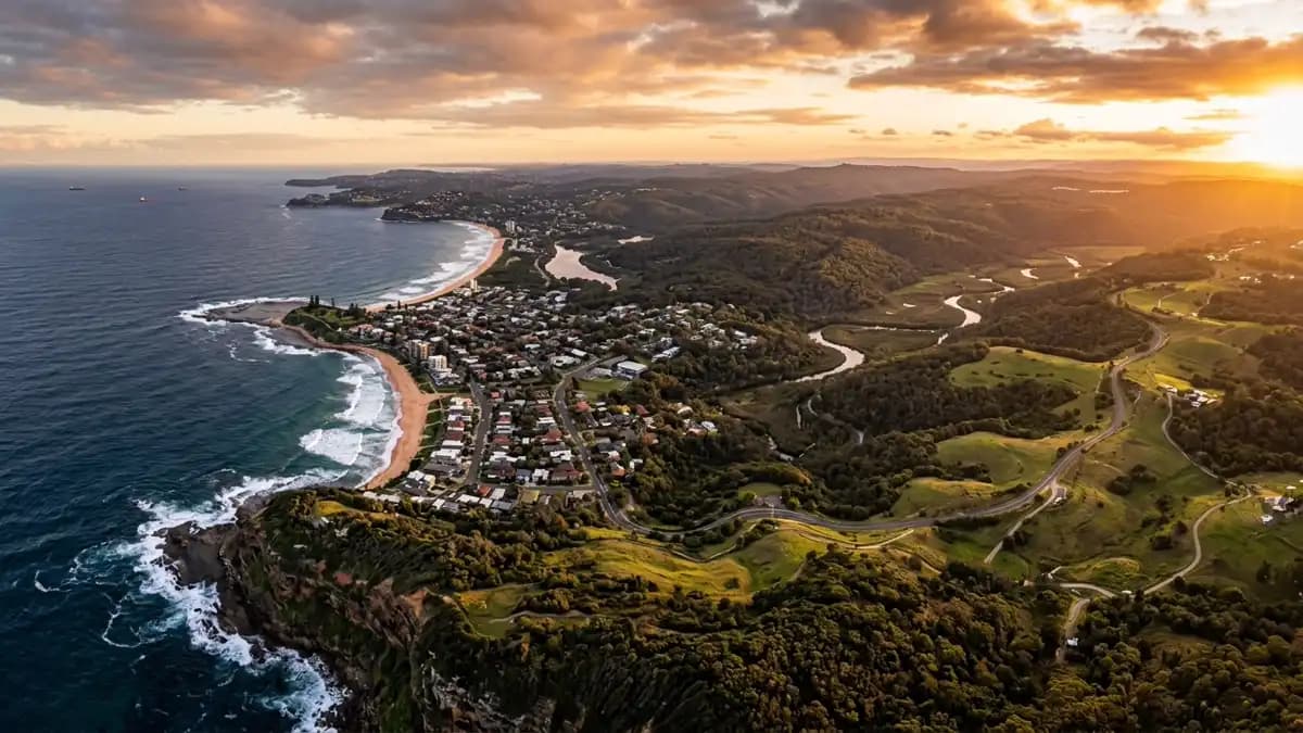 Scenic views of the region surrounding Dee Why