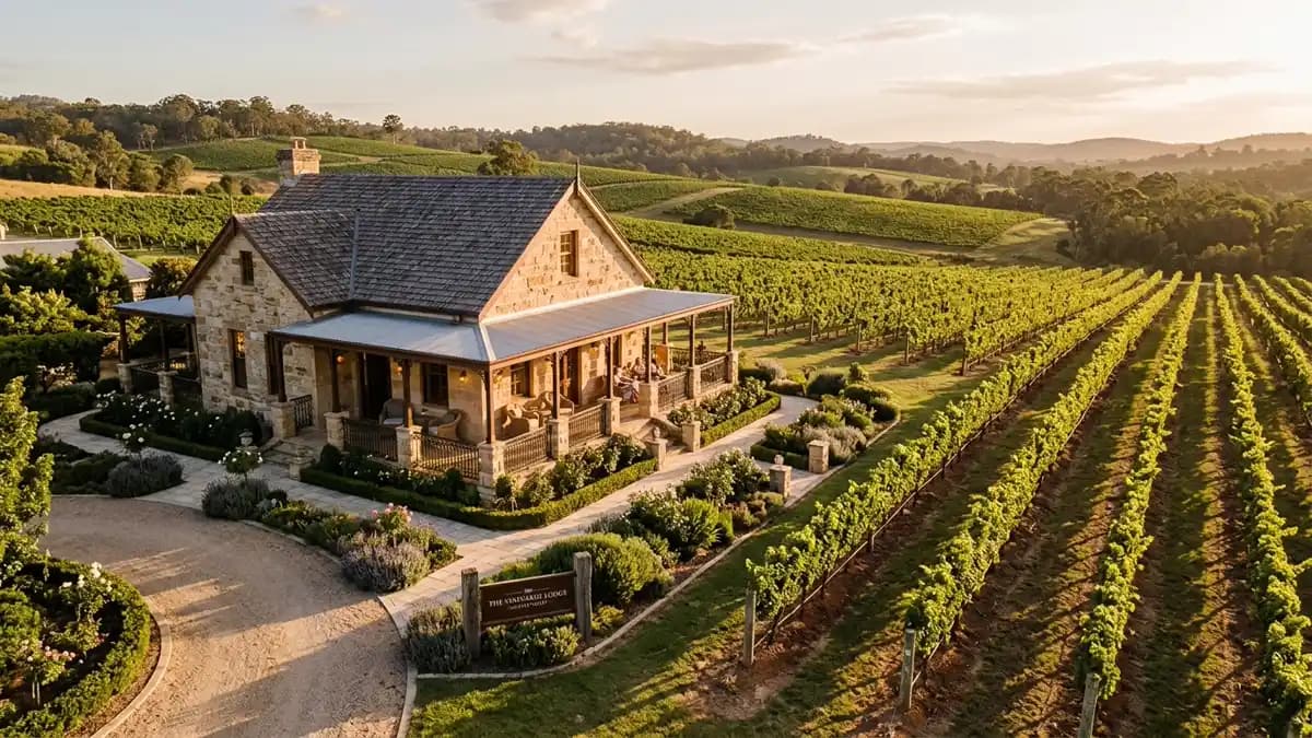 Luxury vineyard estate accommodation in Hunter Valley NSW