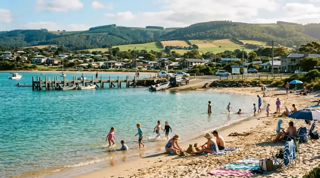 Inverloch beach and foreshore on the Bass Coast, Victoria Australia