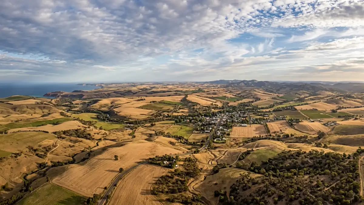 Scenic views of the region surrounding Kapunda