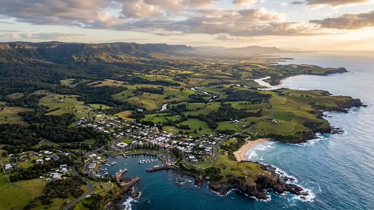 Scenic views of the region surrounding Kiama