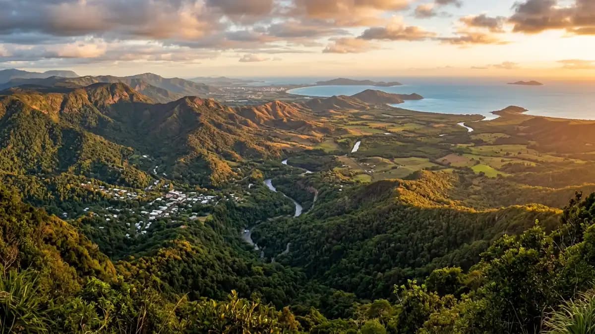 Scenic views of the region surrounding Kuranda