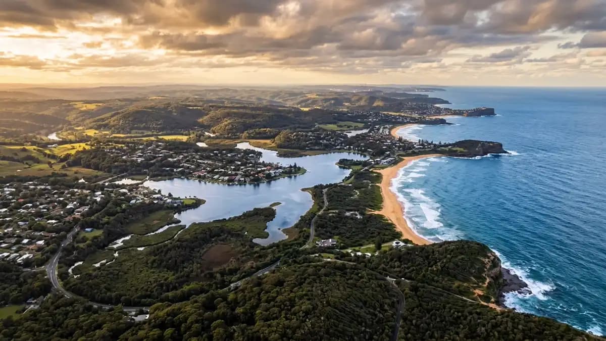 Scenic views of the region surrounding Narrabeen