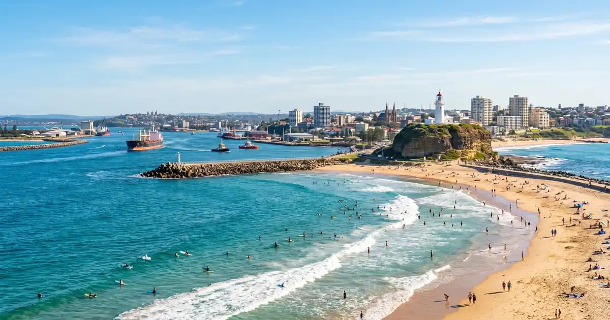 Nobbys Head and lighthouse, Newcastle NSW