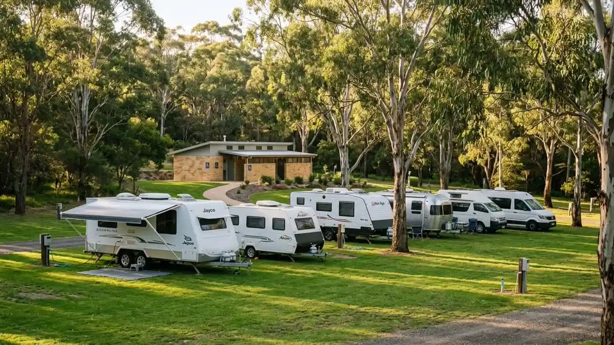 Camping and caravan parks near Newcastle