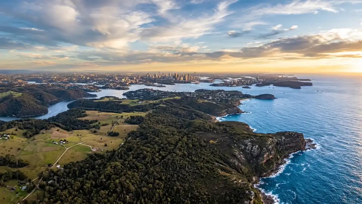 Scenic views of the region surrounding North Sydney