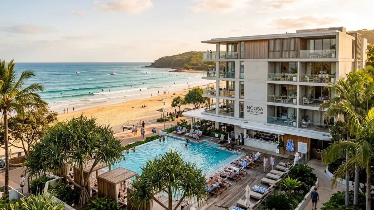 Beachfront resort accommodation overlooking ocean in Port Macquarie NSW