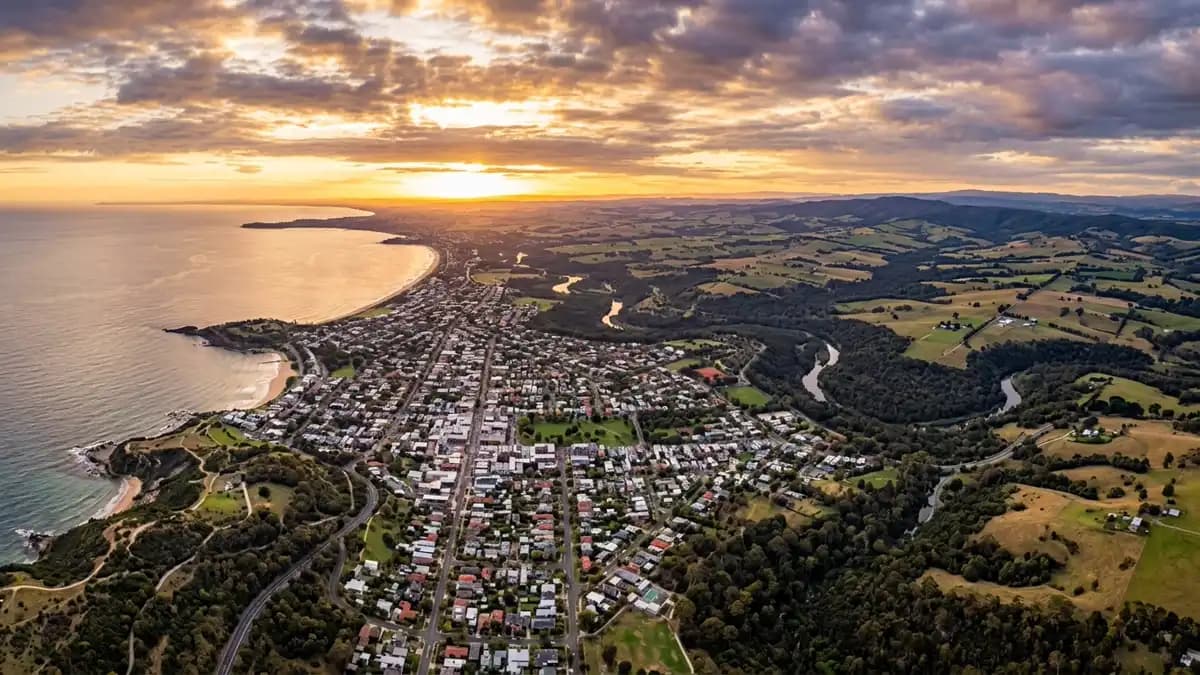 Scenic views of the region surrounding Prahran