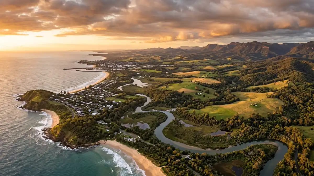 Scenic views of the region surrounding Sawtell