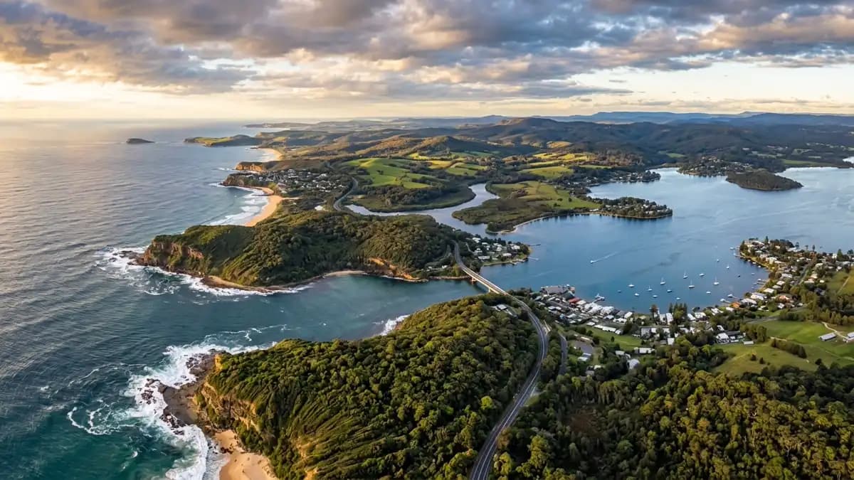 Scenic views of the region surrounding Swansea