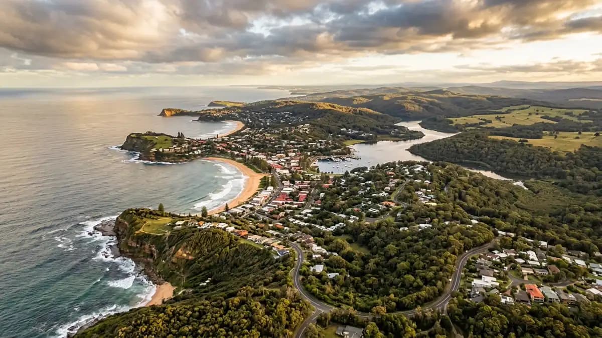 Scenic views of the region surrounding Terrigal