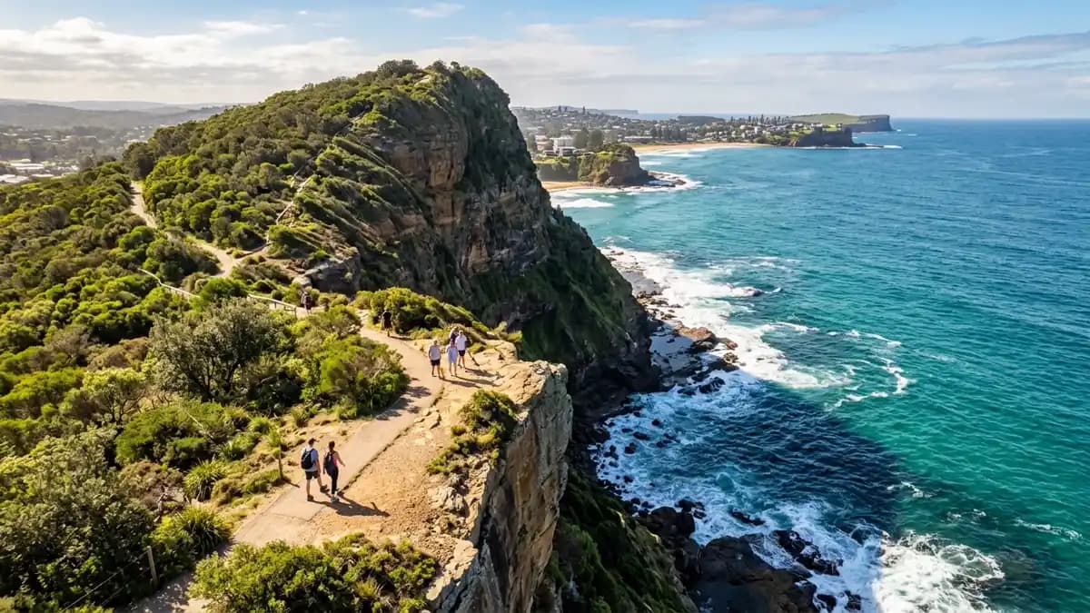 The Skillion rocky headland at Terrigal Central Coast NSW