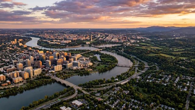 Arlington aerial view