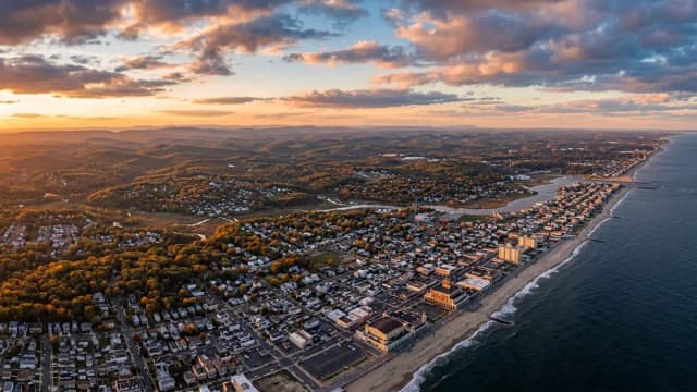 Asbury Park aerial view