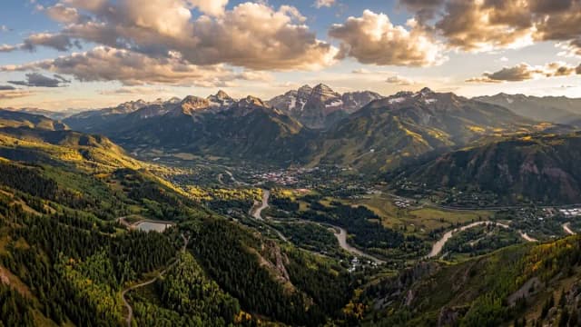 Aspen aerial view