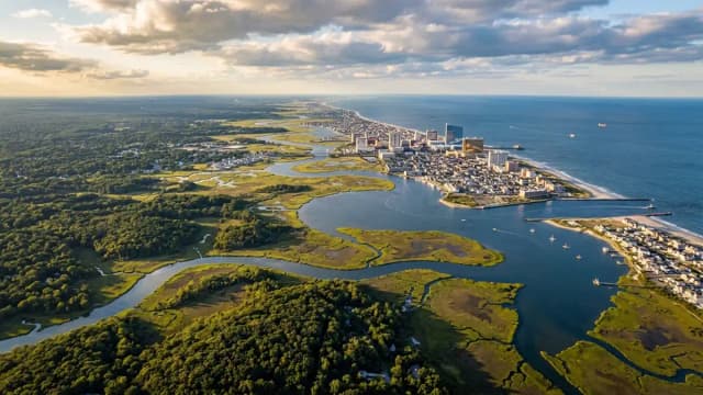 Atlantic City aerial view