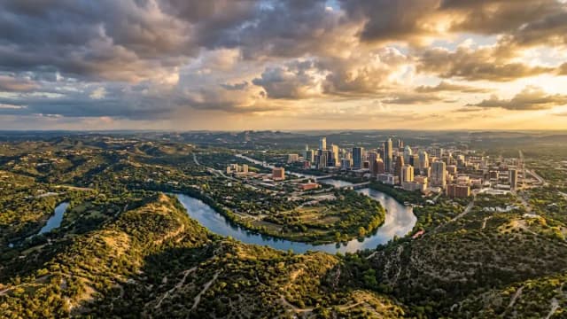 Austin aerial view