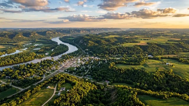 Bangor aerial view