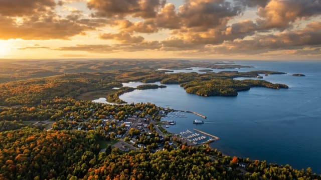 Bayfield aerial view