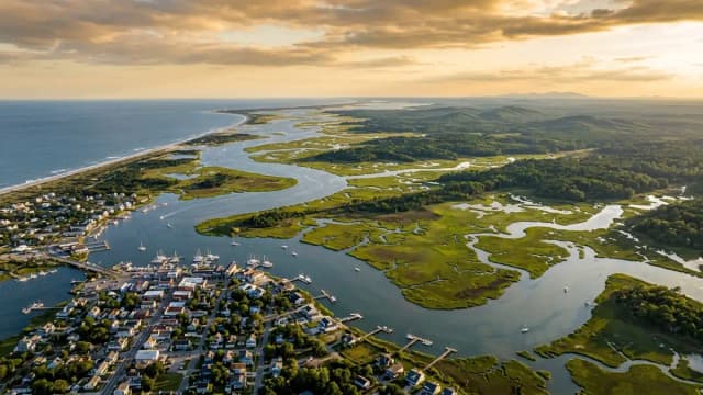 Beaufort aerial view
