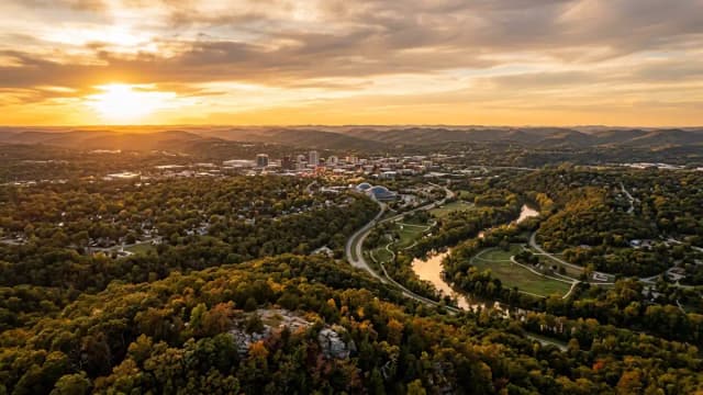 Bentonville aerial view