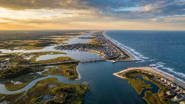 Bethany Beach aerial view