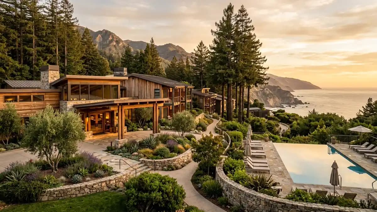 Accommodation in Big Sur Village