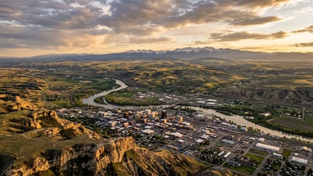 Billings aerial view