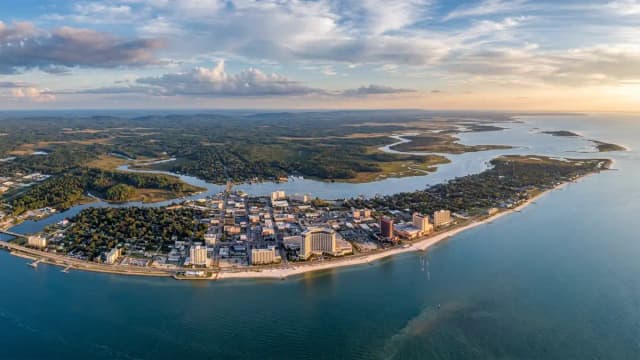 Biloxi aerial view