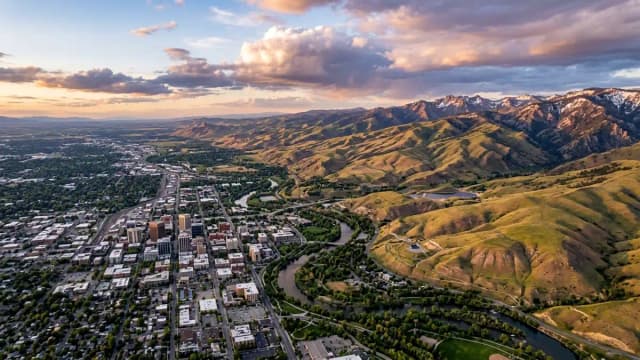 Boise aerial view