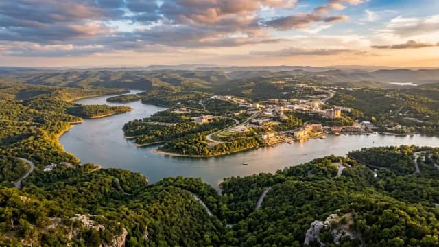 Branson aerial view