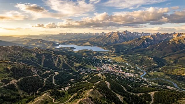 Breckenridge aerial view