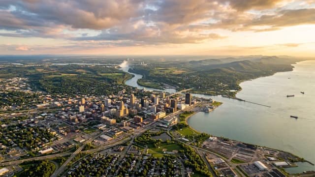 Buffalo aerial view