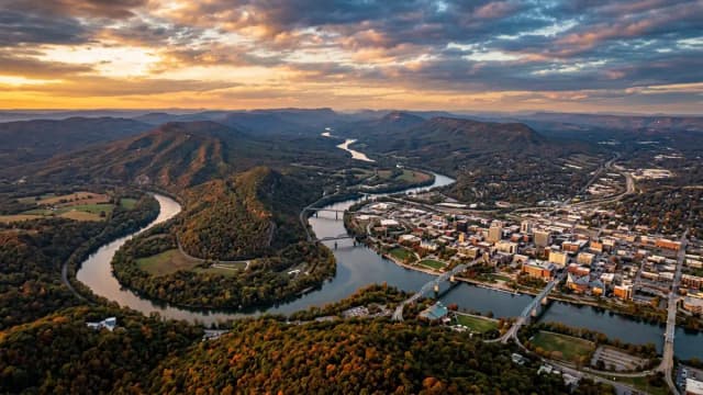 Chattanooga aerial view