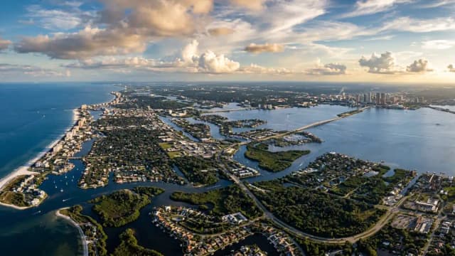 Clearwater aerial view