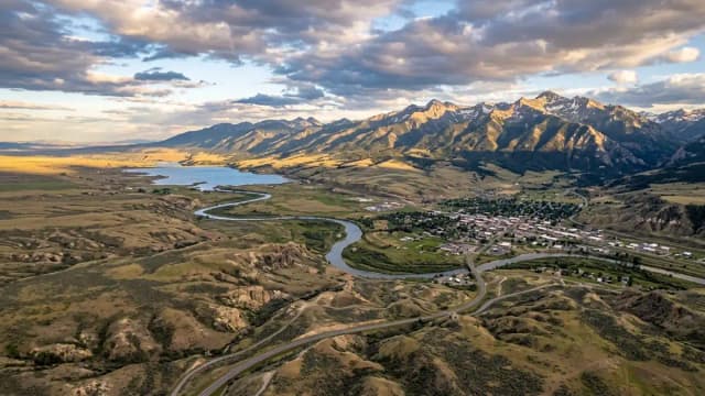 Cody aerial view
