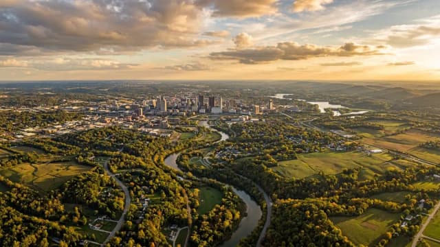 Columbus aerial view