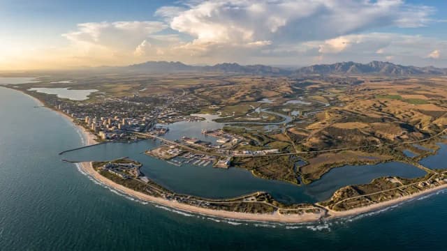 Corpus Christi aerial view