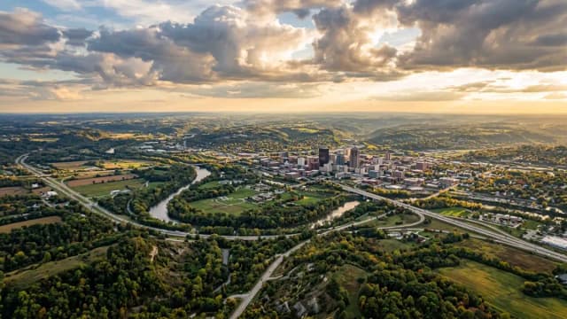 Dayton aerial view