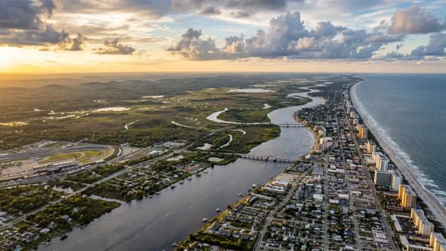 Daytona Beach aerial view