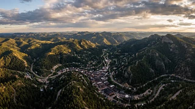 Deadwood aerial view