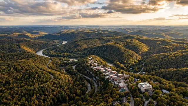 Eureka Springs aerial view