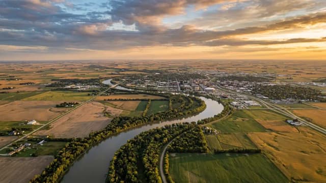 Fargo aerial view